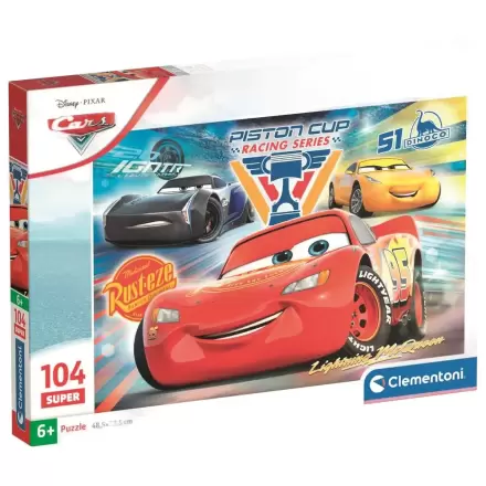 Disney Pixar Cars super puzzle 104 dielikov produktová fotografia
