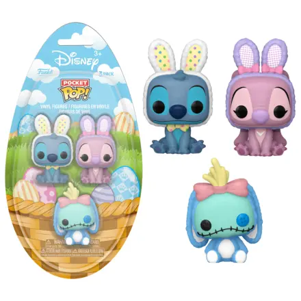 DISNEY Pocket Funko POP! Lilo & Stitch (3 ks) produktová fotografia