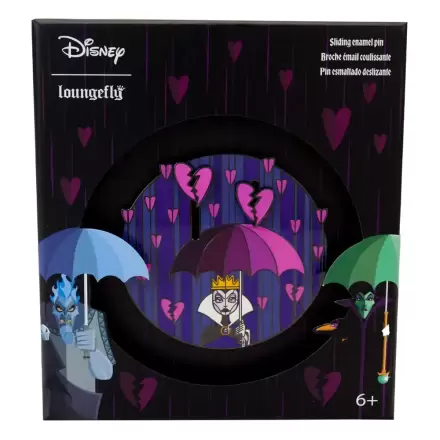Disney by Loungefly Posuvný Smaltovaný Pripináčik Villains Curse your hearts Limited Edition 8 cm produktová fotografia