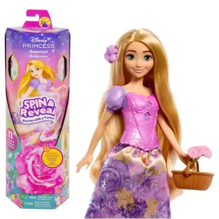 Disney Spin Reveal Rapunzel bábika produktová fotografia