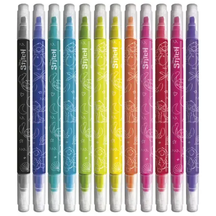 Disney Stitch sada 12 vymazateľných popisovačov produktová fotografia