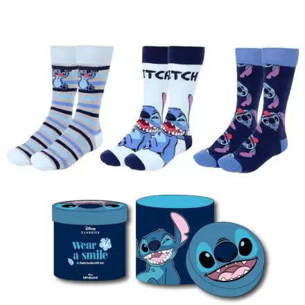 Disney Stitch Pack of 3 adult socks termékfotója