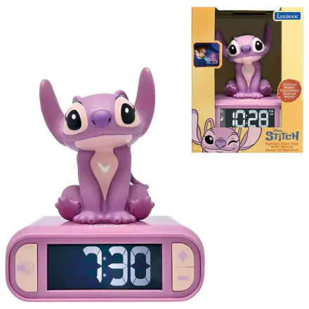 Disney Stitch 3D nočné svetlo digitálny budík produktová fotografia