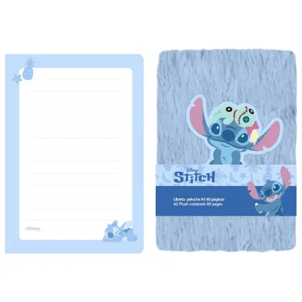 Disney Stitch A5 plyšový zápisník produktová fotografia