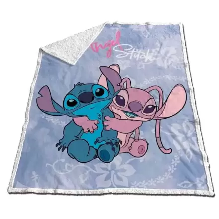 Disney Stitch & Angel Coral sherpa deka 130x170cm produktová fotografia