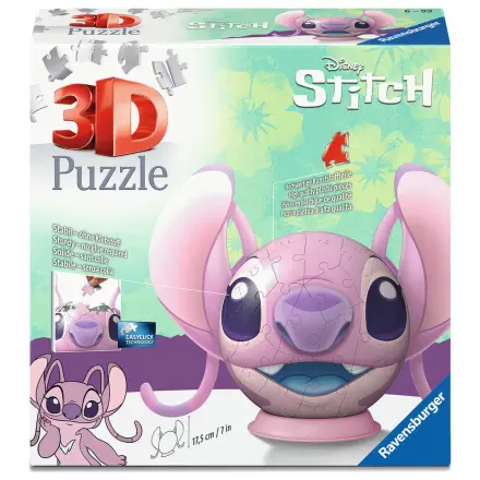 Disney Stitch Angel puzzle guľa 3D 72 dielikov produktová fotografia