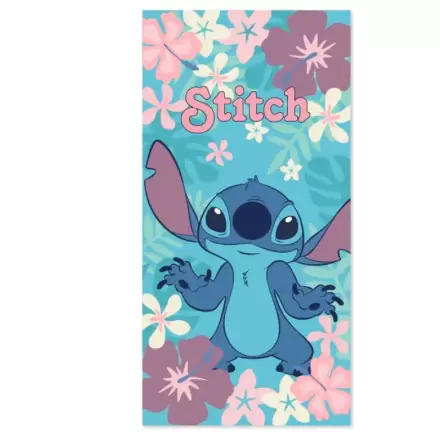 Disney Stitch Flowers bavlnený plážový uterák termékfotója