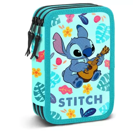 Disney Stitch Guitar triple pencil case termékfotója