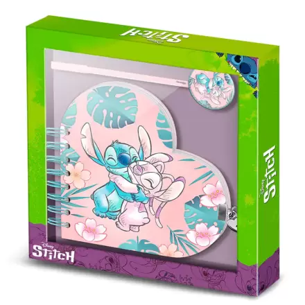 Disney Stitch Heart napló + toll készlet termékfotója