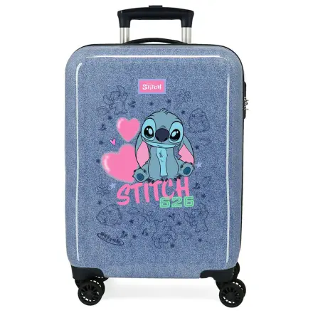 Disney Stitch Hearts ABS cestovný kufor na kolieskach 55cm produktová fotografia