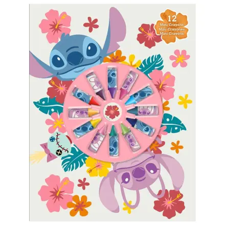 Disney Stitch Zápisník + 12 mini voskoviek produktová fotografia