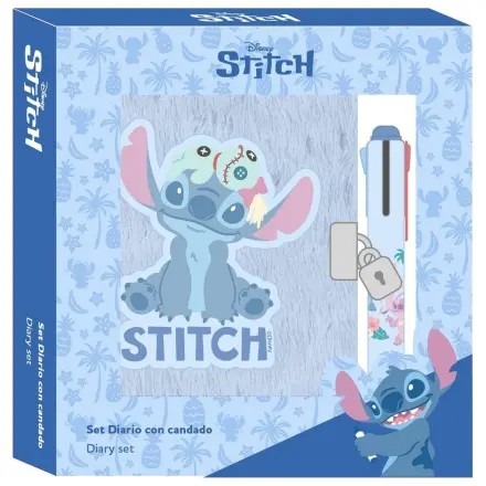 Disney Stitch diář + 4-farebné pero produktová fotografia