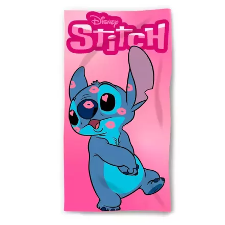 Disney Stitch Kiss bavlnená plážová osuška produktová fotografia