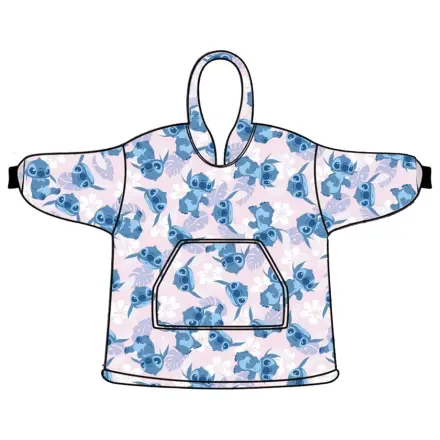 Disney Stitch Light Rose naťahovacia plyšová fleecová deka, pončo 3-6 rokov produktová fotografia