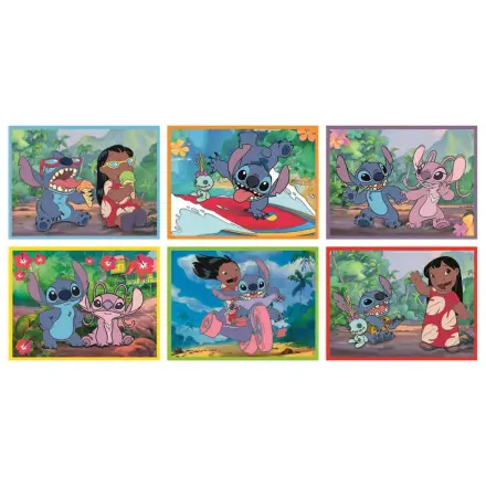 Disney Stitch Moje prvé kocky puzzle 3-6-9-12 kusov produktová fotografia