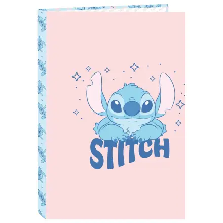 Disney Stitch Ohana A4 kartónový 4-krúžkový zakladač produktová fotografia