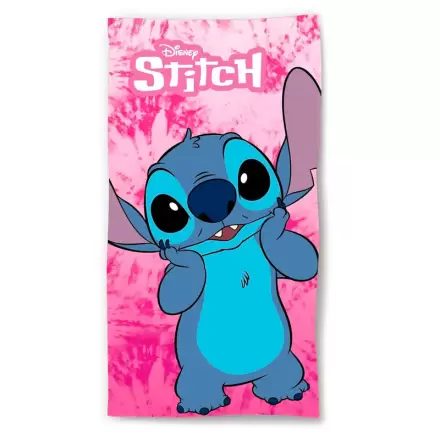 Disney Stitch Pink mikrovláknové osuška na pláž termékfotója