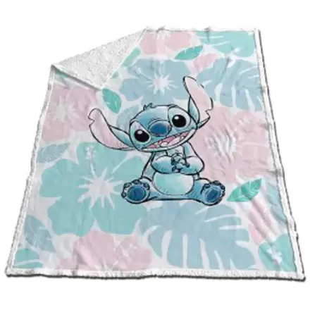Disney Stitch coral sherpa deka 130x170cm produktová fotografia