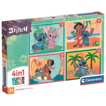 Disney Stitch puzzle 12+16+20+24 dielikov produktová fotografia
