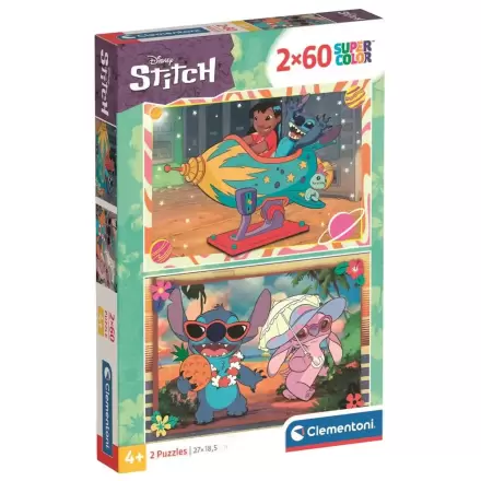 Disney Stitch puzzle 2 x 60 dielikov produktová fotografia