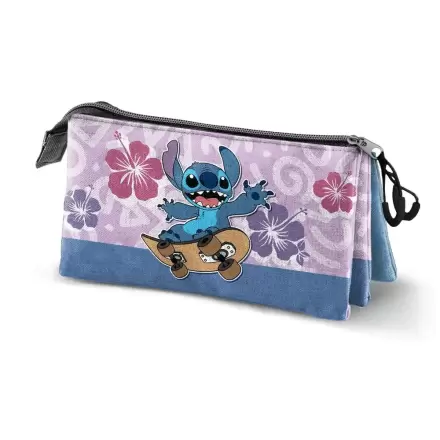 Disney Stitch Skate trojité puzdro na ceruzky termékfotója