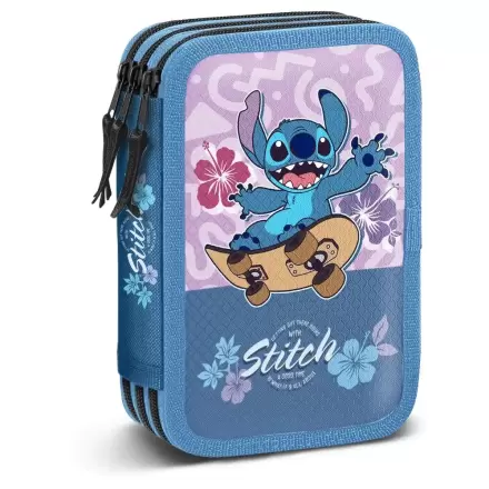 Disney Stitch Skate triple púzdro na ceruzky termékfotója