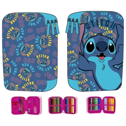 Disney Stitch trojité puzdro na ceruzky produktová fotografia