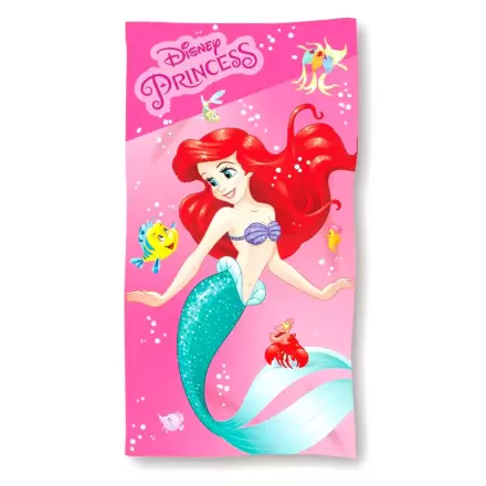 Disney The Little Mermaid Ariel mikrovláknová plážová osuška produktová fotografia