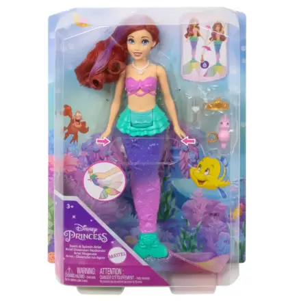 Disney The Little Mermaid Plávajúca a špliechajúca bábika Ariel produktová fotografia