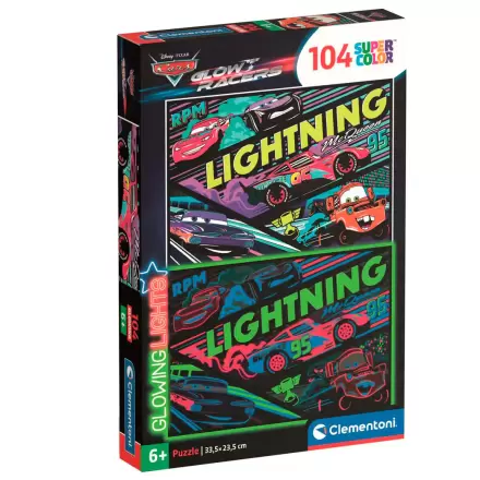 Disney Cars svietiaca puzzle 104pcs termékfotója