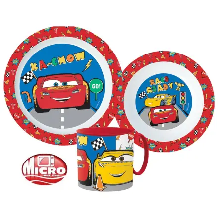 Disney Cars Lets Race jedálenský set, mikroplastový set s hrnčekom 265 ml produktová fotografia