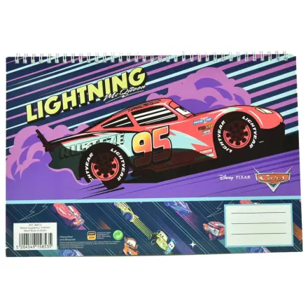 Disney Cars Lightning A/4 špirálový skicár, 30 listov produktová fotografia