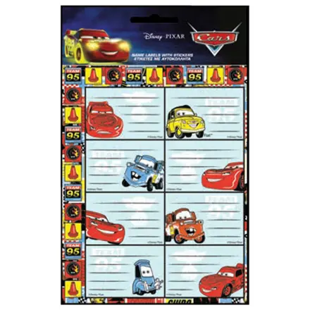 Disney Cars Lightning nálepka na štítok na notebook so 16 kusmi produktová fotografia