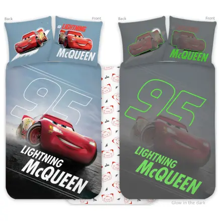 Disney Cars Lightning McQueen Svietiaci v tme Obliečka na perinu pre batoľatá/predškolákov produktová fotografia