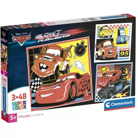 Disney Cars puzzle 3x48ks termékfotója