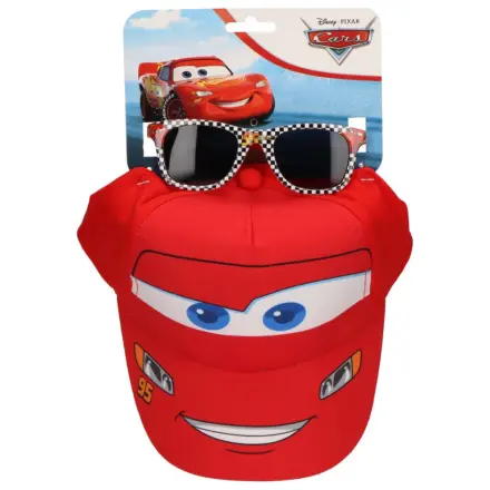 Disney Cars Red Smile sada slnečných okuliarov a baseballovej čiapky produktová fotografia