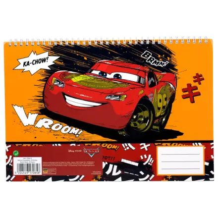 Disney Cars Vroom A/4 špirálový skicár, 30 listov produktová fotografia