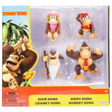 Donkey Kong balenie 4 figúrok 6cm produktová fotografia