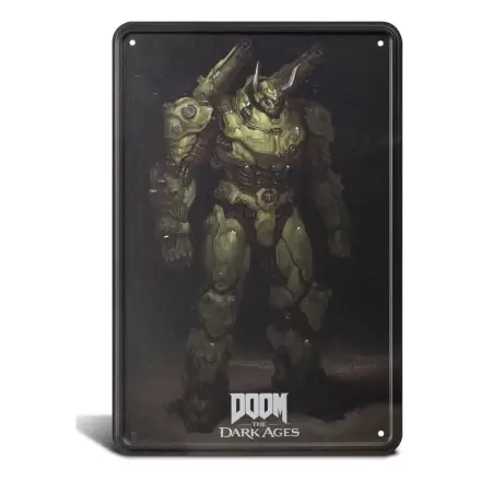 Doom The Dark Ages Kovová tabuľa Atlan 20 x 30 cm produktová fotografia