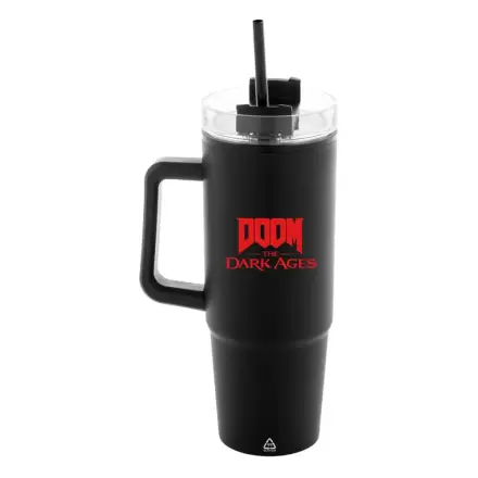 Doom The Dark Ages Insulated Hrnček with Straw Shield 1180 ml produktová fotografia