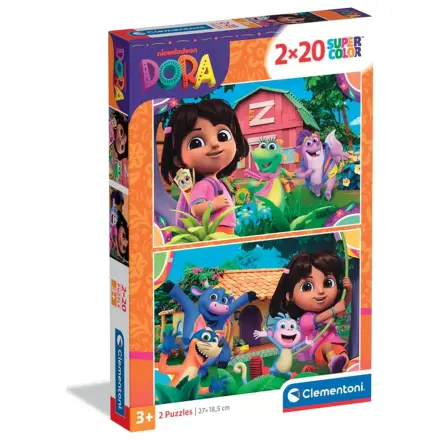 Dora the Explorer Garden 2x20-dielne puzzle produktová fotografia