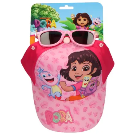 Dora the Explorer Ružové slnečné okuliare a baseballová čiapka sada produktová fotografia