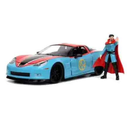 Dr. Strange Diecast Model 1/24 Dr. Strange & Chevy Corvette - odlievaný model 1/24 produktová fotografia