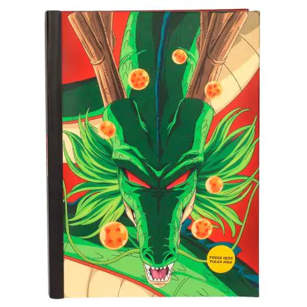 Dragon Ball Z Poznámkový blok svietiacim Shenron Drakom - A5 termékfotója