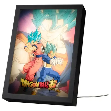 Dragon Ball Super zarámovaná LED potlač produktová fotografia