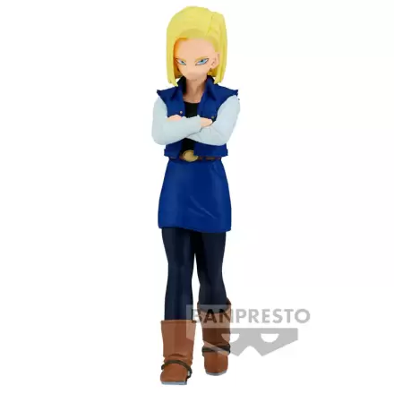 Dragon Ball Z Android 18 Solid Edge Work figurka 17 cm termékfotója