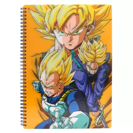 Notebook Dragon Ball Z Saiyans A4 termékfotója