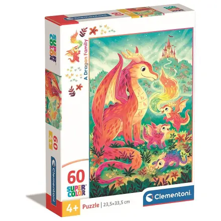 Dragon Family 60-dielne puzzle Clementoni produktová fotografia