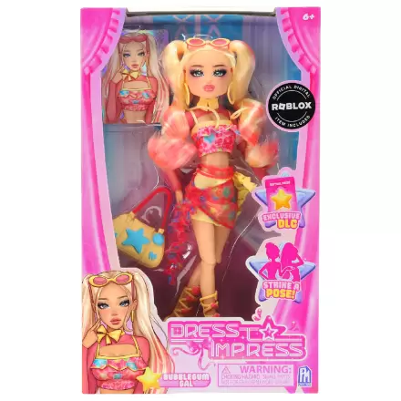 Bábika Dress to Impress Fashion Doll Bubble Gum Gal produktová fotografia