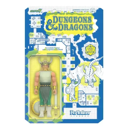 Dungeons & Dragons ReAction Akčná figúrka Wave 04 Red Box Fighter Glow in the Dark 10 cm produktová fotografia
